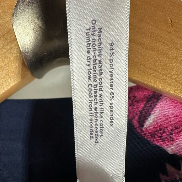 Cacique Dark Florals Soft Sleep Loungewear Robe Size Plus Size 26 - Picture 6 of 7